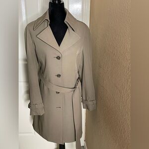 Women’s Orvis small Herringbone trench Coat​​​​​​​​​​​​​
